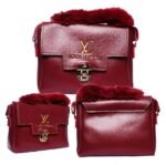 Playful Plush Purse –  Top Handle Bag