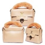 Playful Plush Purse –  Top Handle Bag - Image 3
